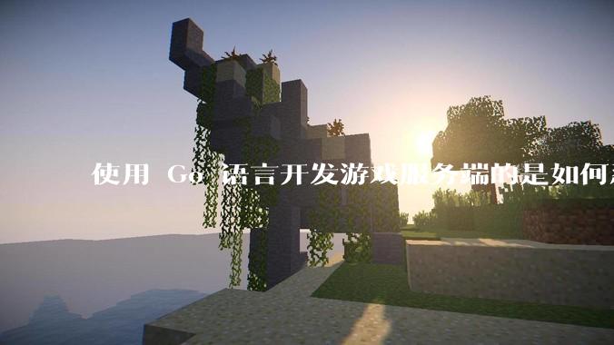 使用 Go 语言开发游戏服务端的是如何忍受无法热更新的？